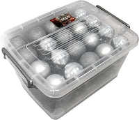 Set di 70 palline argento per Albero di Natale - 4/5/6 cm - Interno ed Esterno